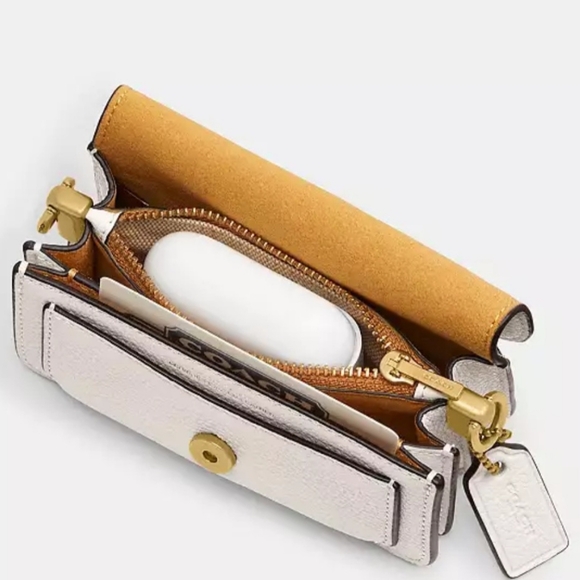 NWT❤️ Coach Tabby 12 Mini Chalk White Crossbody CN731 - Picture 4 of 12